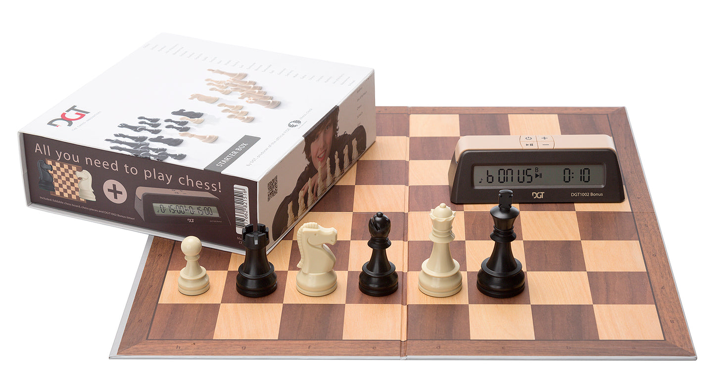 Coffret Coffret Echecs DGT Chess + Pendule DGT 1002