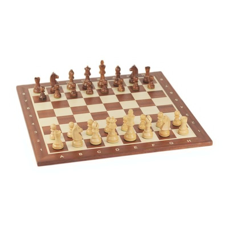 Jeu d'échecs complet en bois